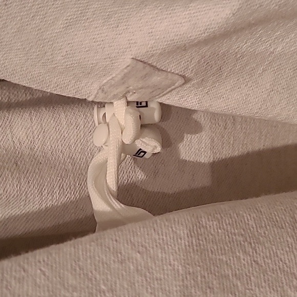 Blanc Noir sweatshirt jacket with satin hood - Picture 8 of 8